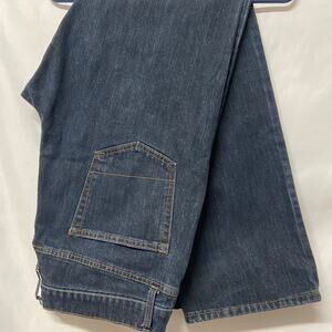 Aero Aeropostale Straight Flex Stretch Jeans Size 36 X 32 Mens 36/32 Dark Wash